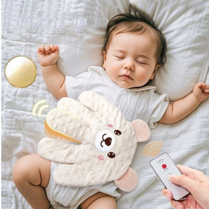 coussin bébé main de maman tapotement aide au douleur au ventre