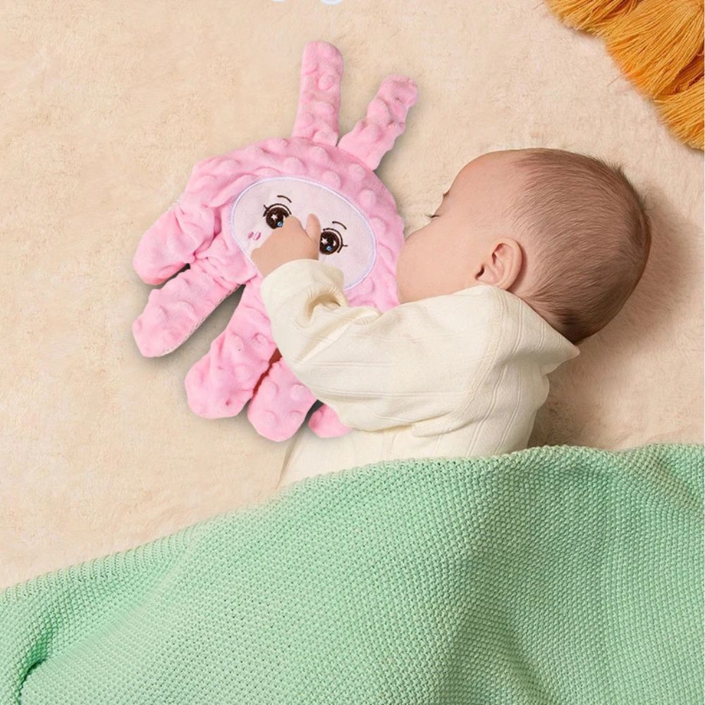 coussin bébé peluche interactive rassure bébé aide au sommeil
