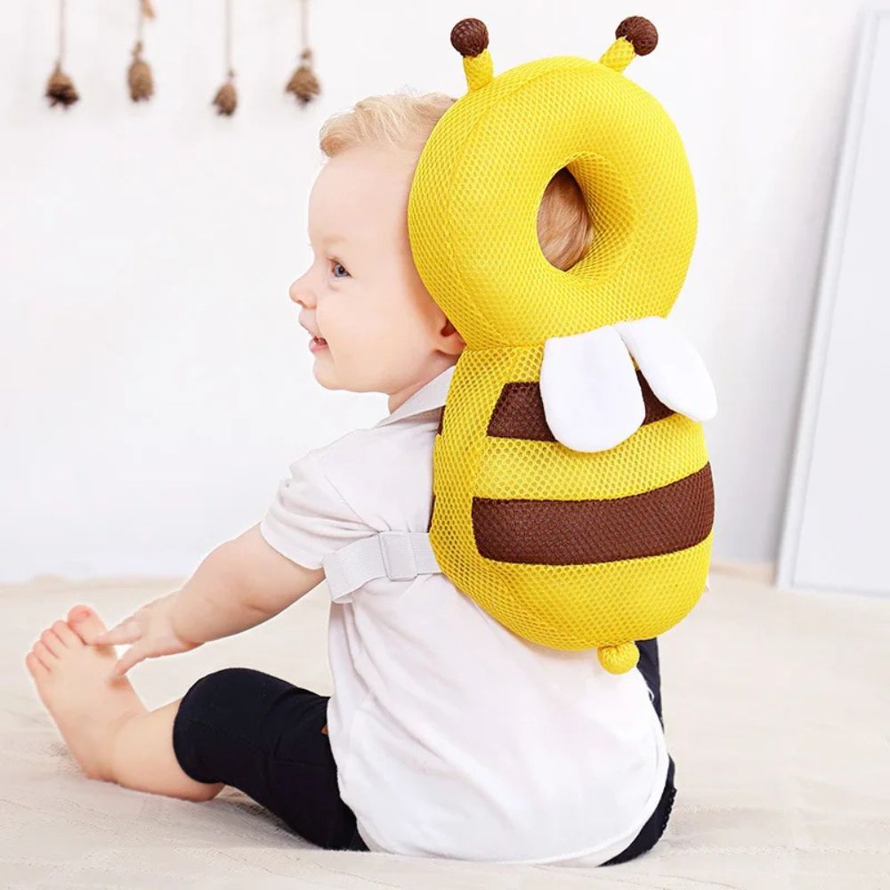 coussin pour bébé dorsal avec bretelles protège la tête lors des chutes