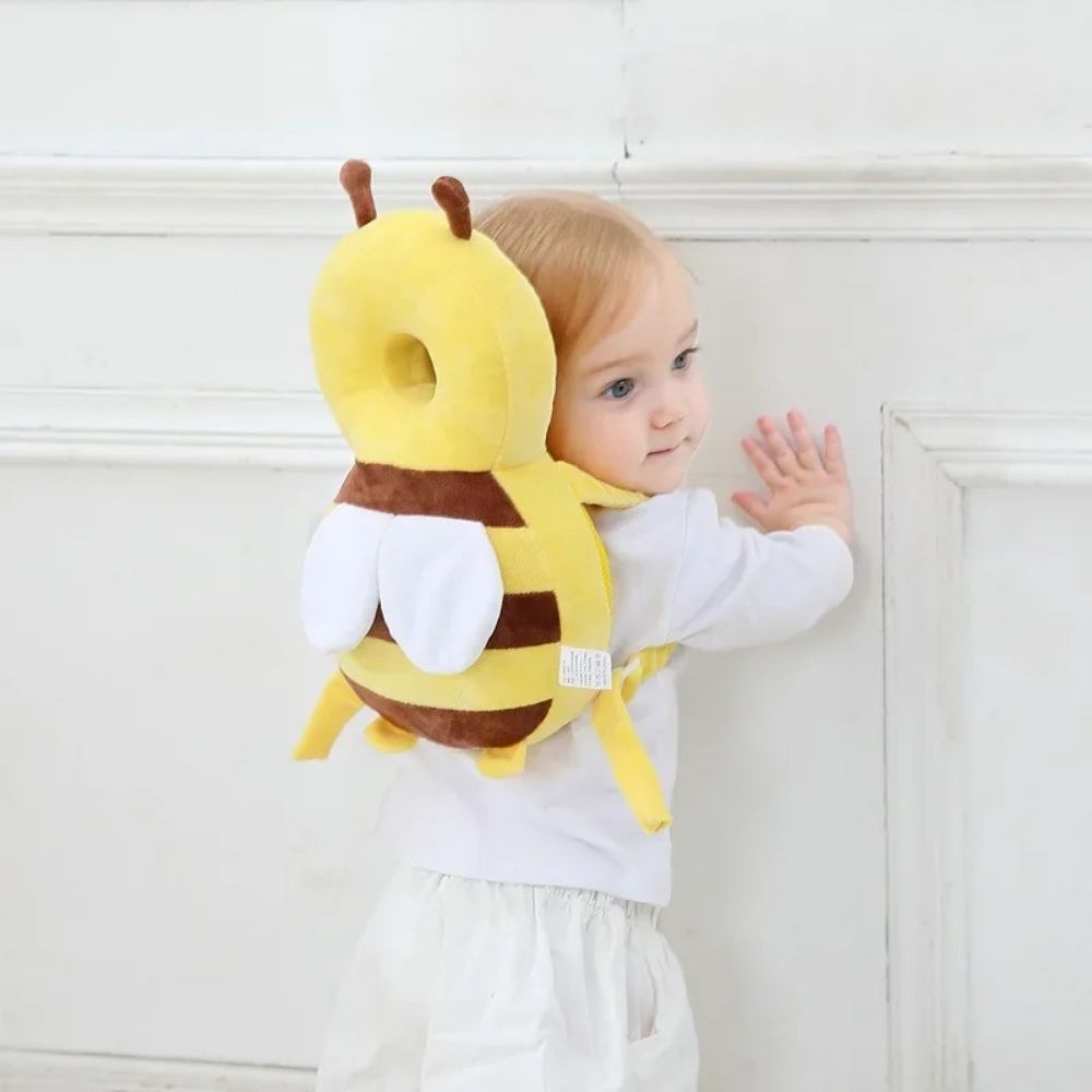 coussin pour bébé à bretelles protège la tête lors des chutes Abeille