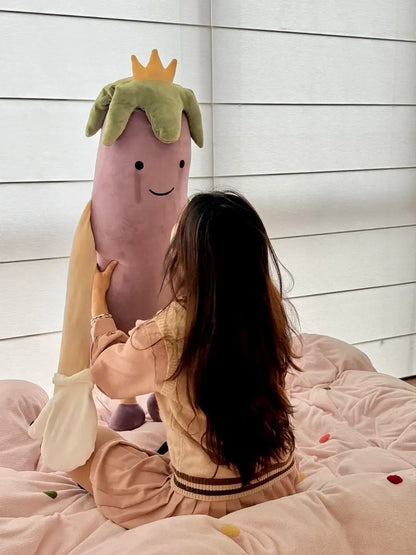 coussin pour bebe smart aubergine à long bras