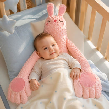 un gros doudou calin , le coussin pour bebe qui accompagne jusquÉa l'endormissement avec ses berceuse, ses tapotement et sa présence