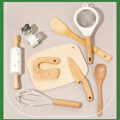 ensemble de couteau enfant en bois sécuritaire