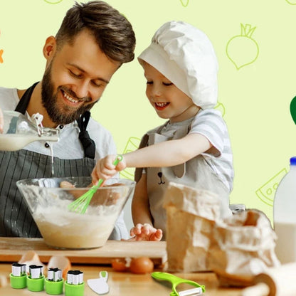 cuisiner avec votre enfant sans craindre des accident avec le bon couteau enfant sécuritaire