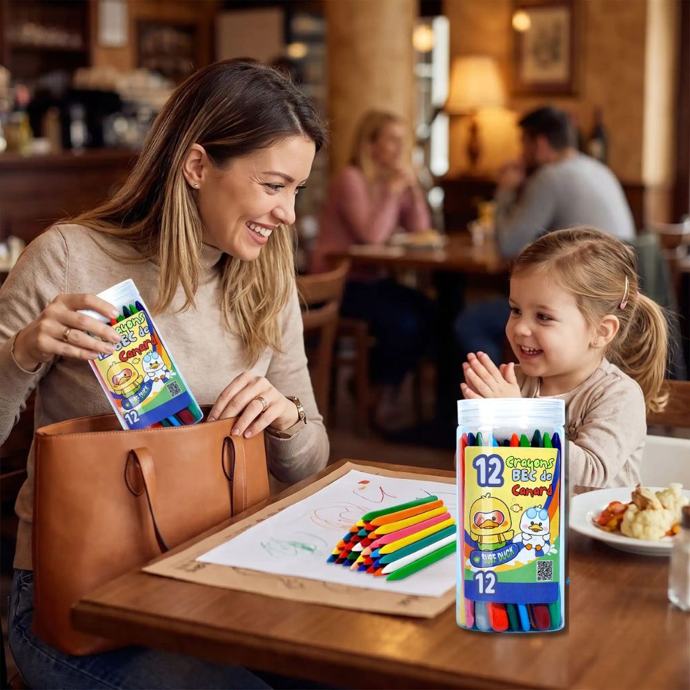 crayon de couleur gras dès 3 ans pour le plaisir de colorier dans un moment de calme et de concentration