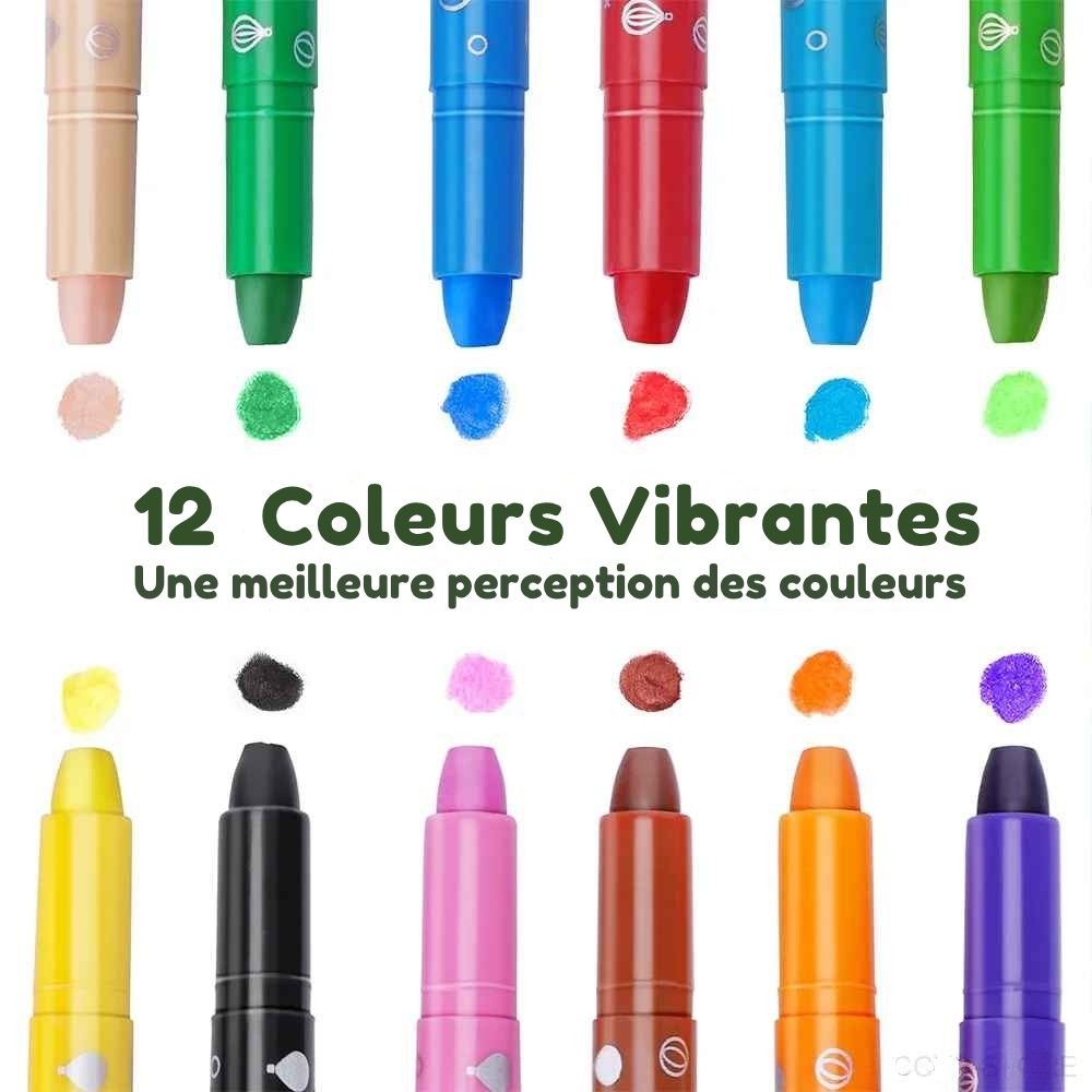 crayons 12  couleur description rapide