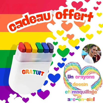 offre cadeau de crayon 6 mines arc-en-ciel avec achat  d art chez Jeux-Focus.com