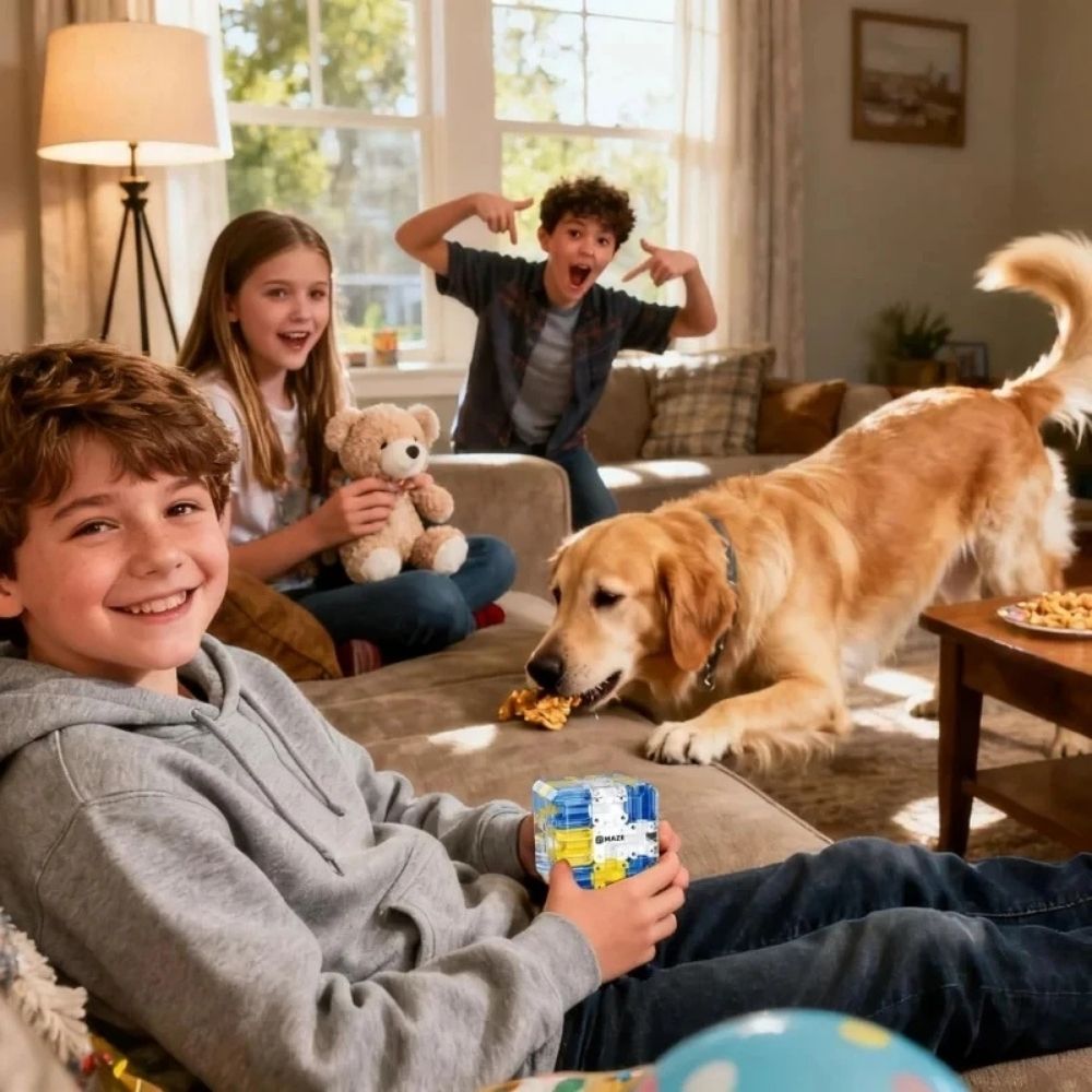 un cube anti stress à portée de main dans le salonfermer les écrans
