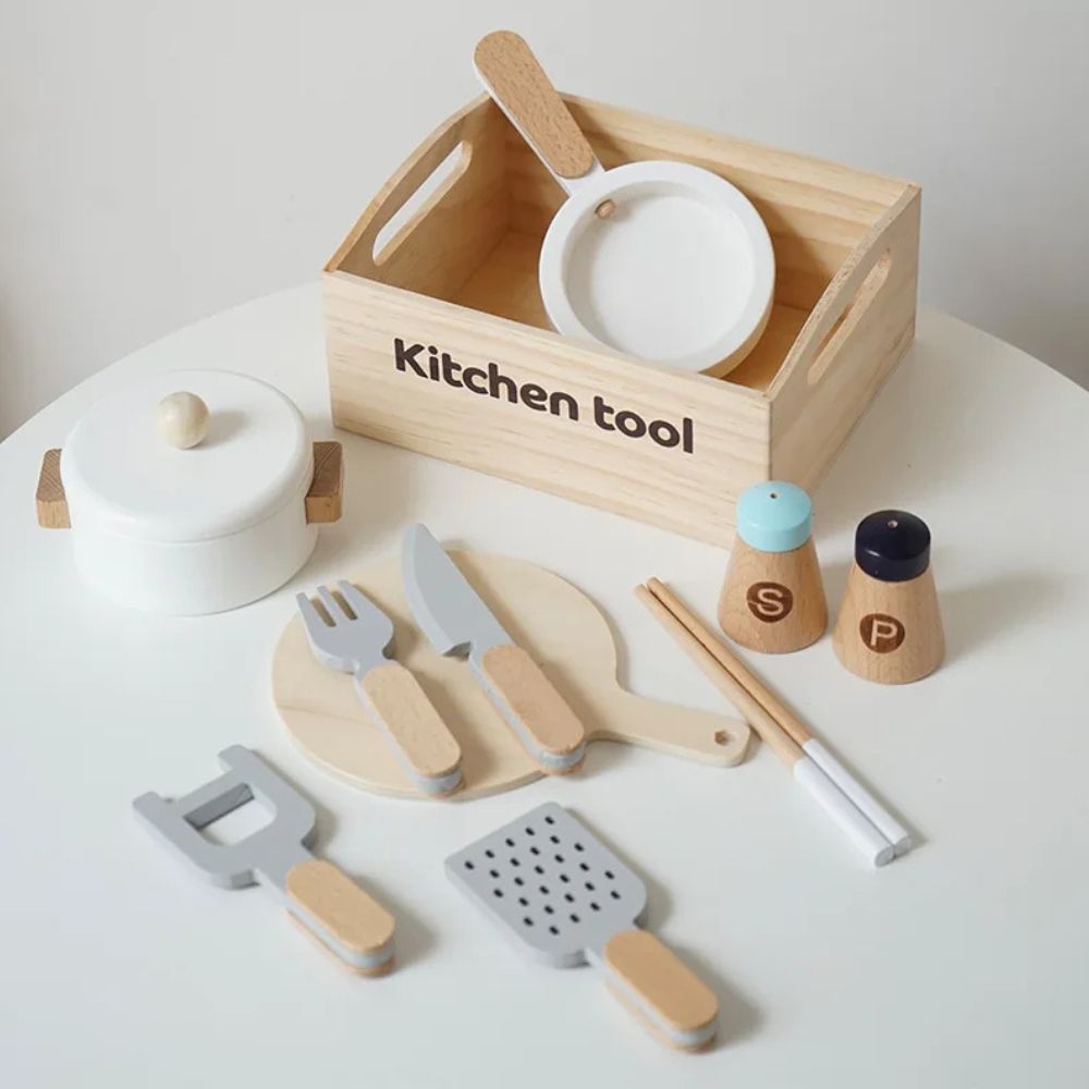 Cuisine enfant | Aliments en bois Montessori