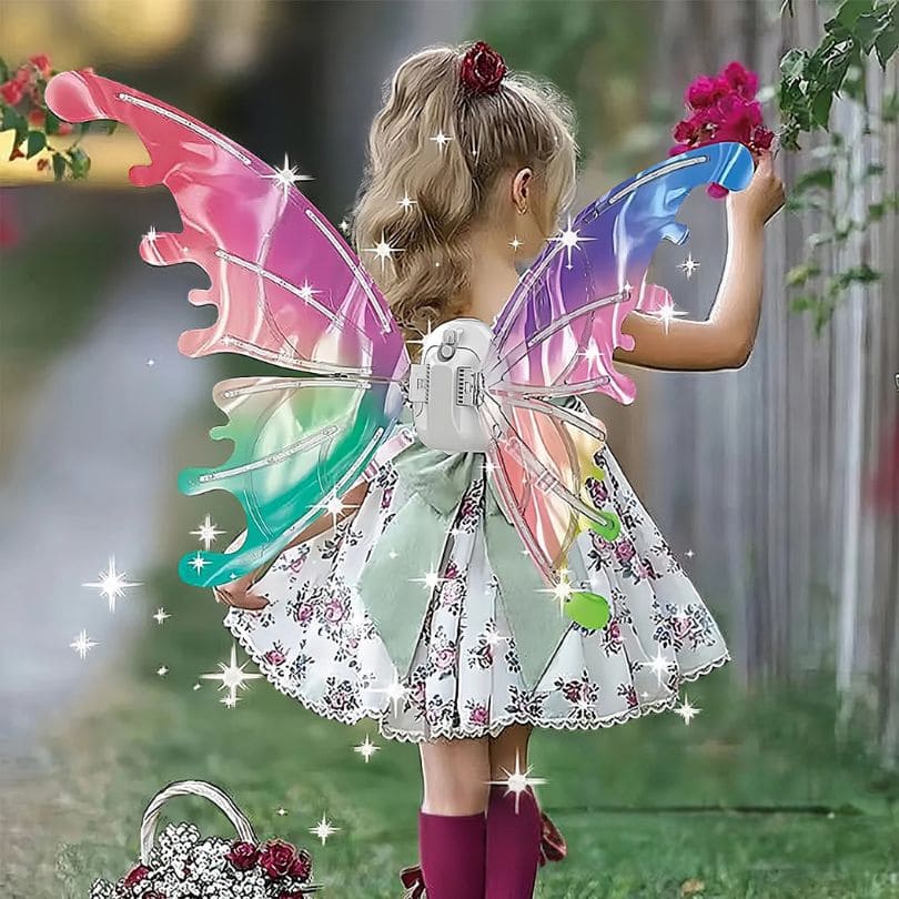Déguisement carnaval pour fée papillon musical et lumineuse rrithmé votre enfant est fier de son déguisement cette année