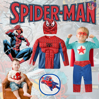 Deguisement Halloween Enfant :4 costume-pyjama de super héros🦸🏻