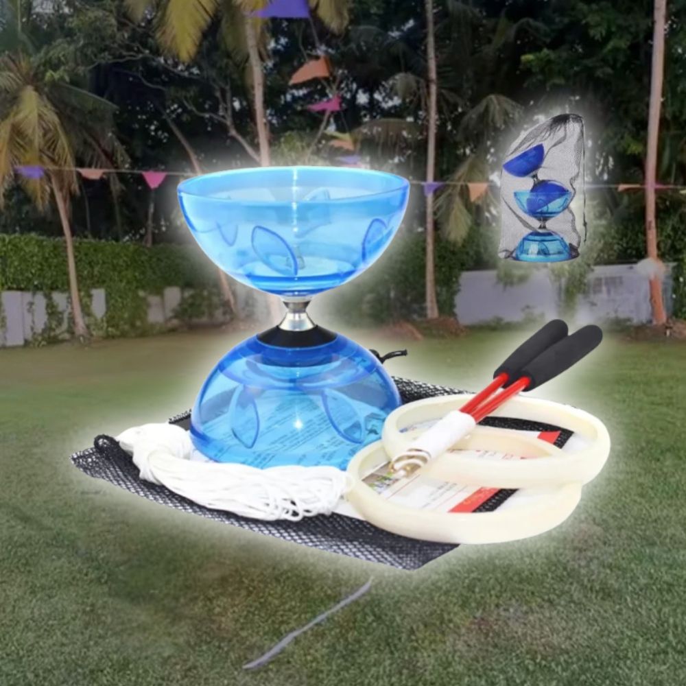 diabolo jeu de couleur bleu