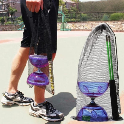 diabolo jeu de couleur violet avec sac de transport prêt à jouer partout