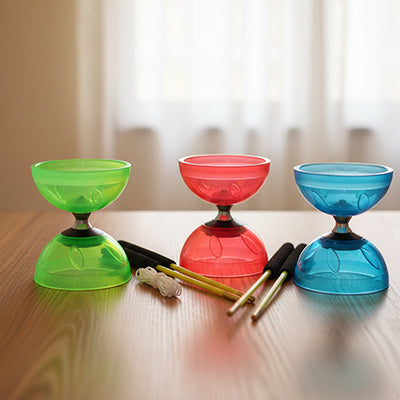 Chaque diabolo sont clairs, lumineux incassables  de très bonne qualité