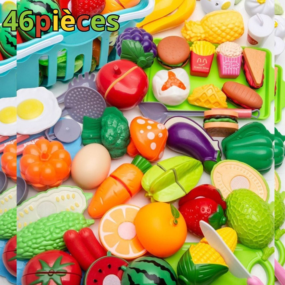jeux d'imitation cuisine enfant accessoire et nourriture en plastique pour dinette enfant la meilleur offre