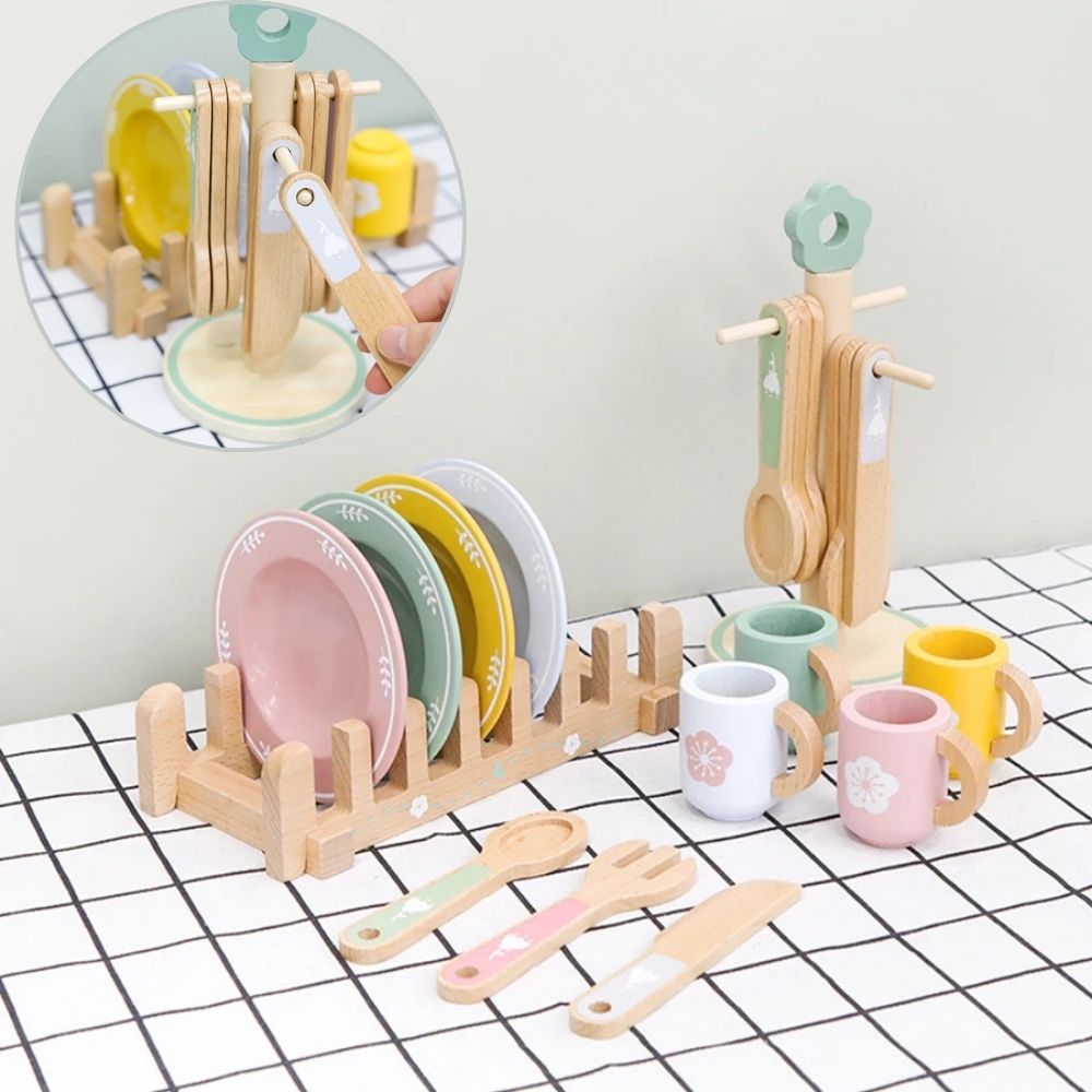 ensemble dinette en bois cadeau de cuisine enfant de meilleure qualité durable