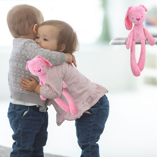 doudou-Lapin-Rose-Bebe-Enfant-calin-0-5-ans-cadeau-bébé