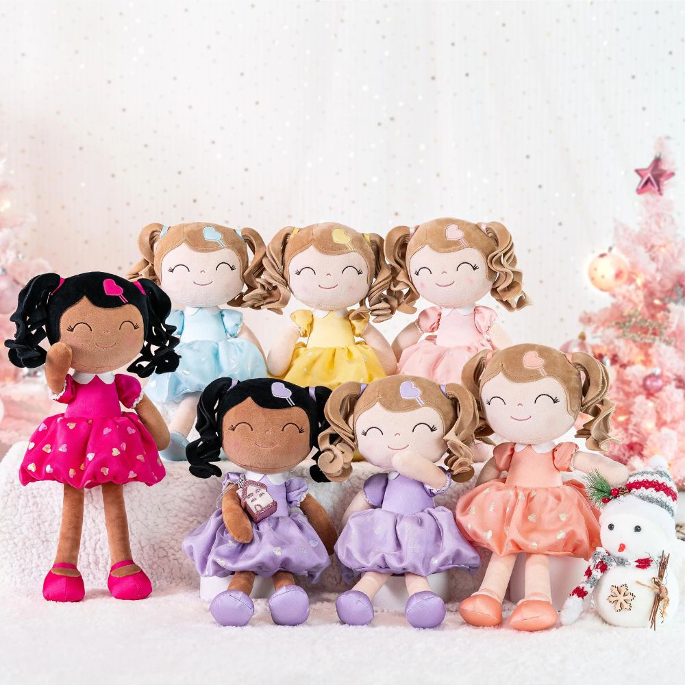 famille de poupée de chiffon format doudou fille
