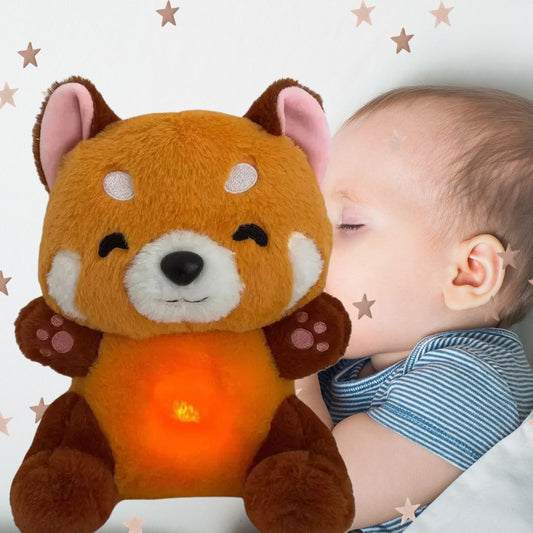 Doudou qui respire : Le Panda Roux qui calme l'anxiété et endort bébé