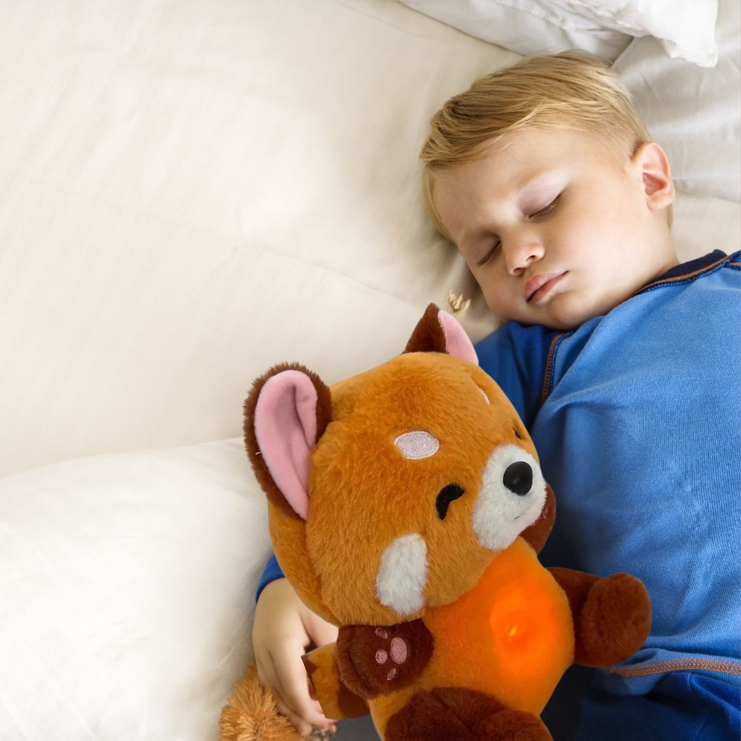 Doudou qui respire  Le Panda Roux sommeil profond