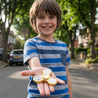 fidget spinner  de poche avec fonctions lumineuses variées