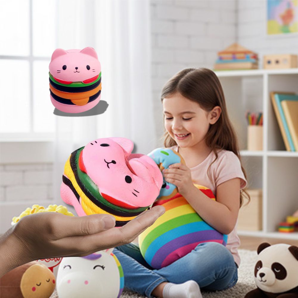 tous les fidgets toys moelleux en forme de nourriture appétissante