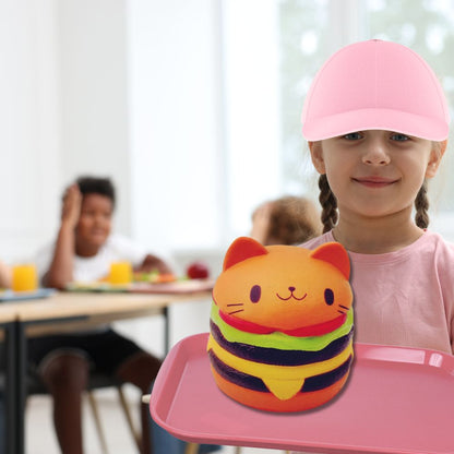 fidget toys  chat burger pour enfant une balle anti stress amusante