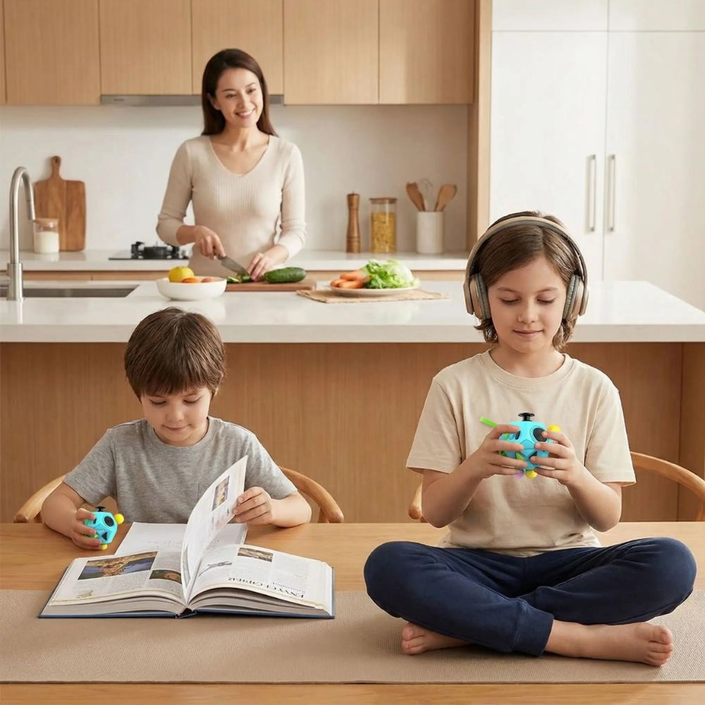fidget toys cube  anti stress et super cube sénérité enfant, ado, addulte