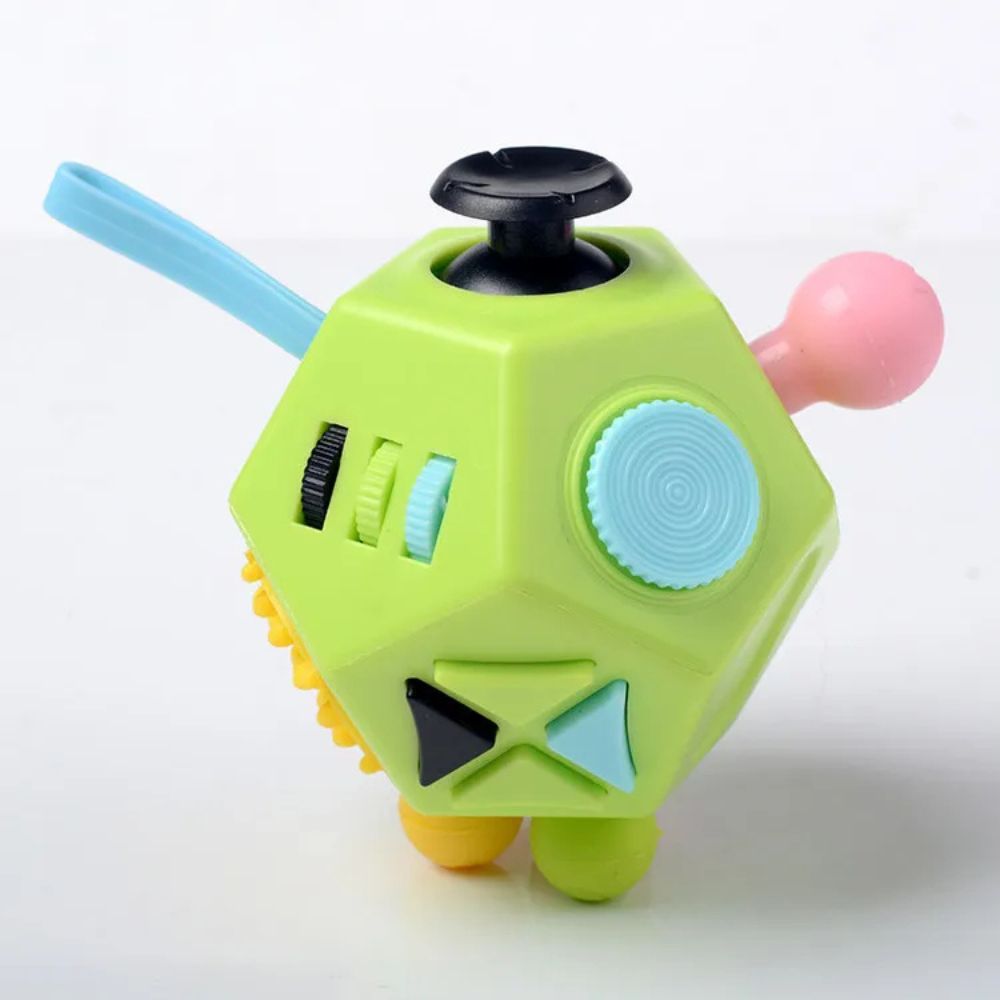 fidget toys cube vert lime