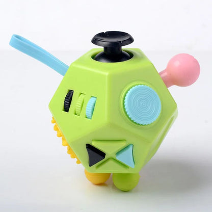 fidget toys cube vert lime