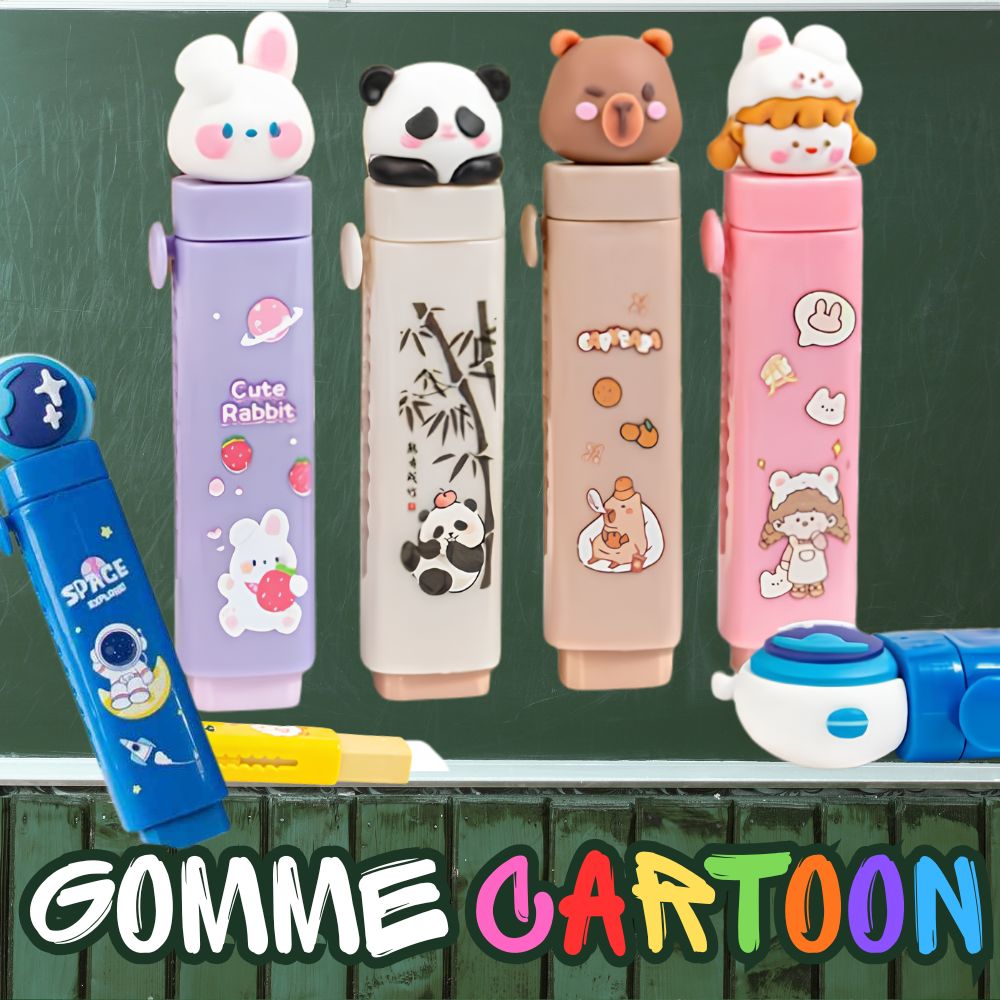 Fourniture Scolaire-  Ludique Gomme  Cartoon™