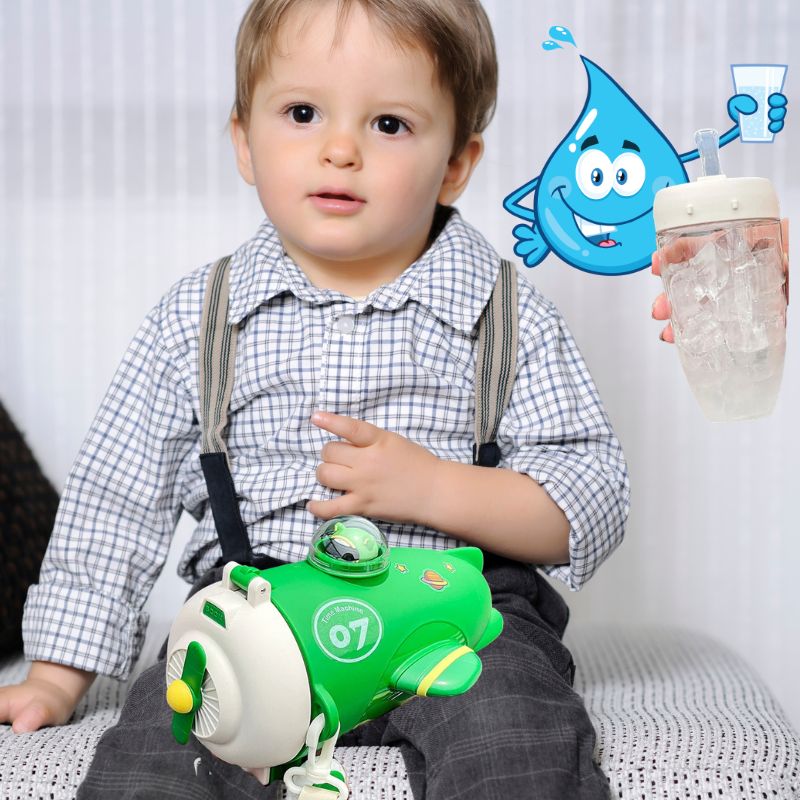 gourde-bouteille-d-eau-avion-pour-enfant-3-6-ans-450-ml
