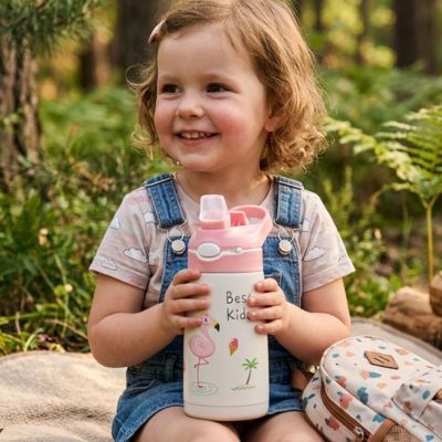 Gourde enfant thermique garde l'eau toujours bien fraîche pour Julia 4ans