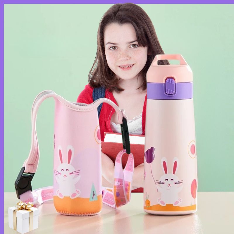 gourde-paille-ROSE-INOX-Thermos-Enfant-ecole-SPORT