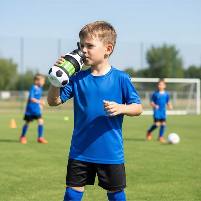 gourde sport pour enfant fan de foot