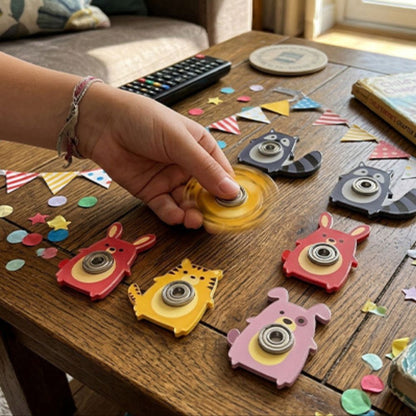 tournez les toupie dans les mains ou sur la table ces hand spinner sont magiques