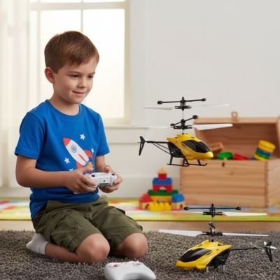 Hélicoptère télécommandé robot télécommandé de vol d'hélicoptère pour enfant