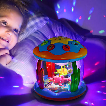 Veilleuse bébé:  Projecteur océanique pour bébé 1-3 ans La BULLE DE MER🐬