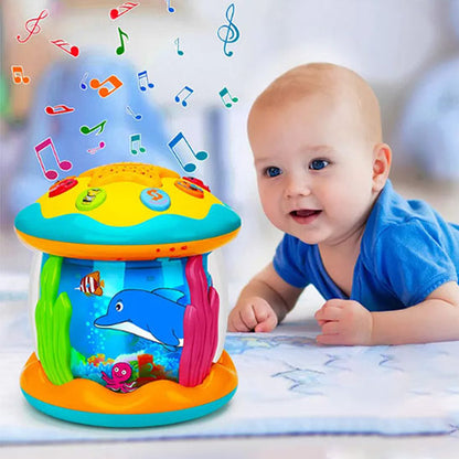 Veilleuse bébé:  Projecteur océanique pour bébé 1-3 ans La BULLE DE MER🐬