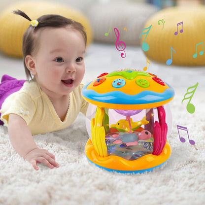 Veilleuse bébé:  Projecteur océanique pour bébé 1-3 ans La BULLE DE MER🐬