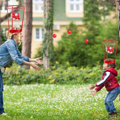 apprendre à lancer et à attrapper différament avec un jeu d'adresse amusant