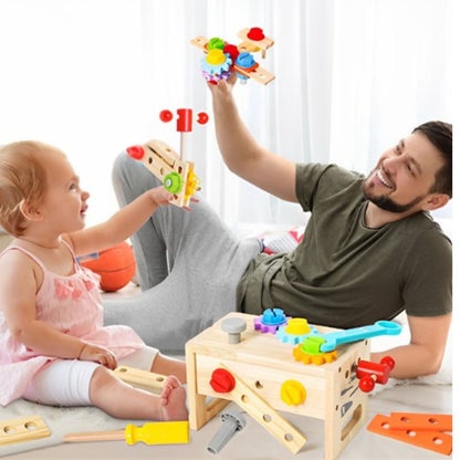 jeu-de-construction-en-bois-jeu-père-fils-et-fille