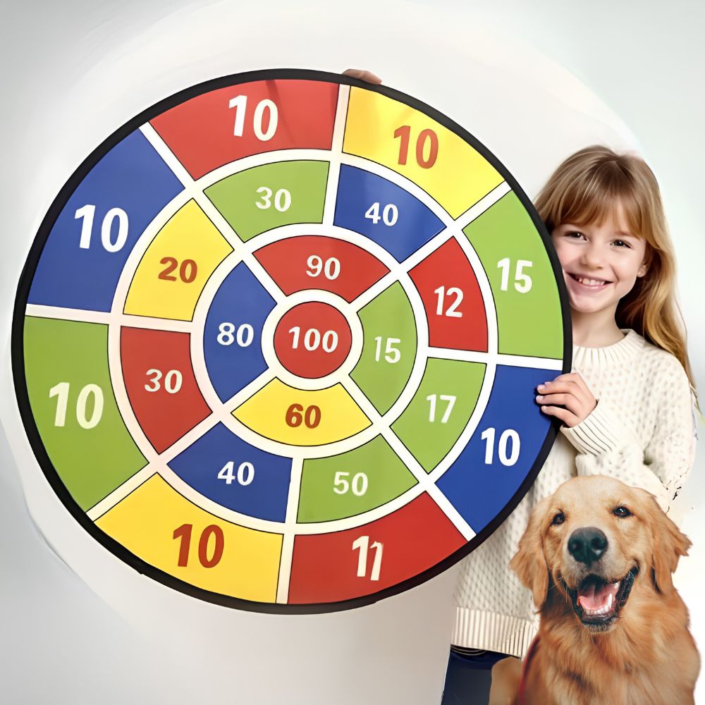 le jeu de fléchettes extra grand pour toute la famille