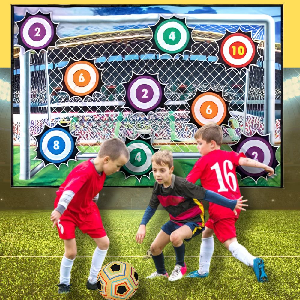 Jeu d'Adresse Football | Tapis de Tir Enfant – Intérieur & Extérieur