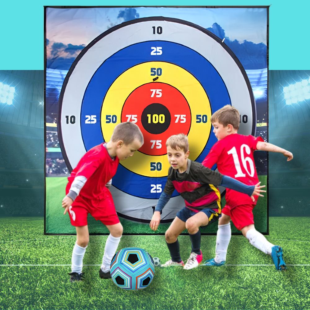 Jeu d'Adresse Football | Tapis de Tir Enfant – Intérieur & Extérieur