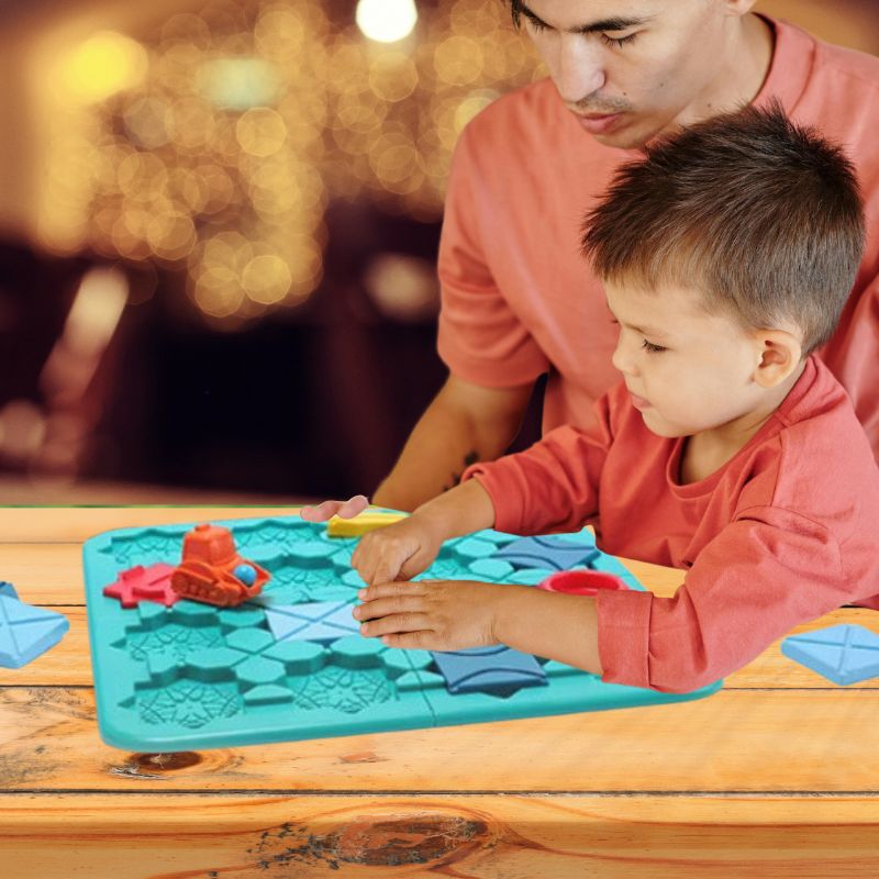 Jeu de Logique |  Le P'TIT ROUTIER™ Construction de routes♟️🚜(enfant:3-8ans)