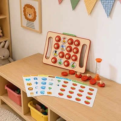 jeu de memoire Montessory 1 à 5 ans