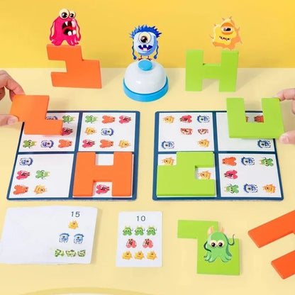 excellent choix de jeu de société à 2 joueurs de tous les âges trouver les bons petits monstres selon des carte à défis gratuées