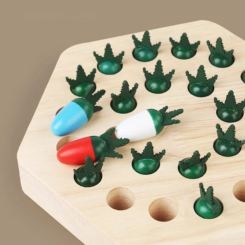 un jeu de société en bois fabriqué en bois rustique finition soignée