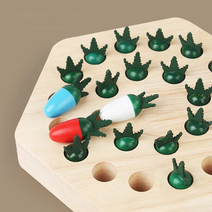 un jeu de société en bois fabriqué en bois rustique finition soignée